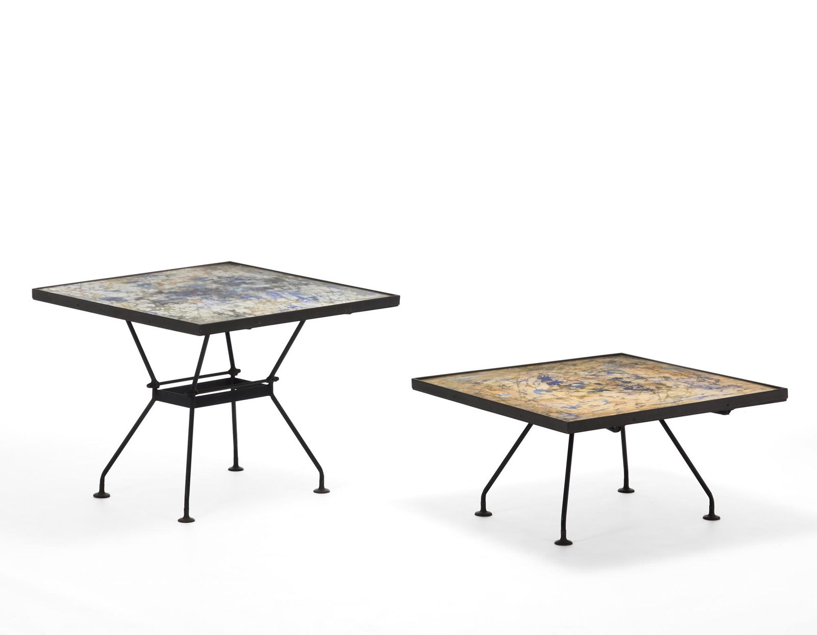 Luciano Grassi, Sergio Conti e Marisa Forlani  (Attributed)  Pair of height-adjustable coffee (1 of 1)