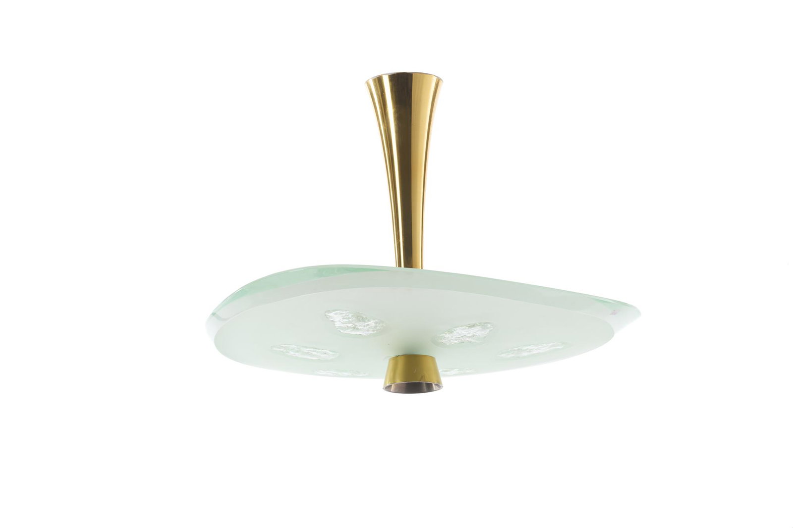 MAX INGRAND (BRESSUIRE 1908 - PARIGI 1969) Suspension lamp model "1748". Produced by Fontana Arte, (1 of 2)