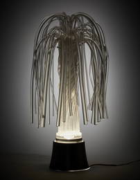 Gabriella Crespi (Milano 1922 - Milano 2017) Table lamp model "Salice". 1968ca. Light device