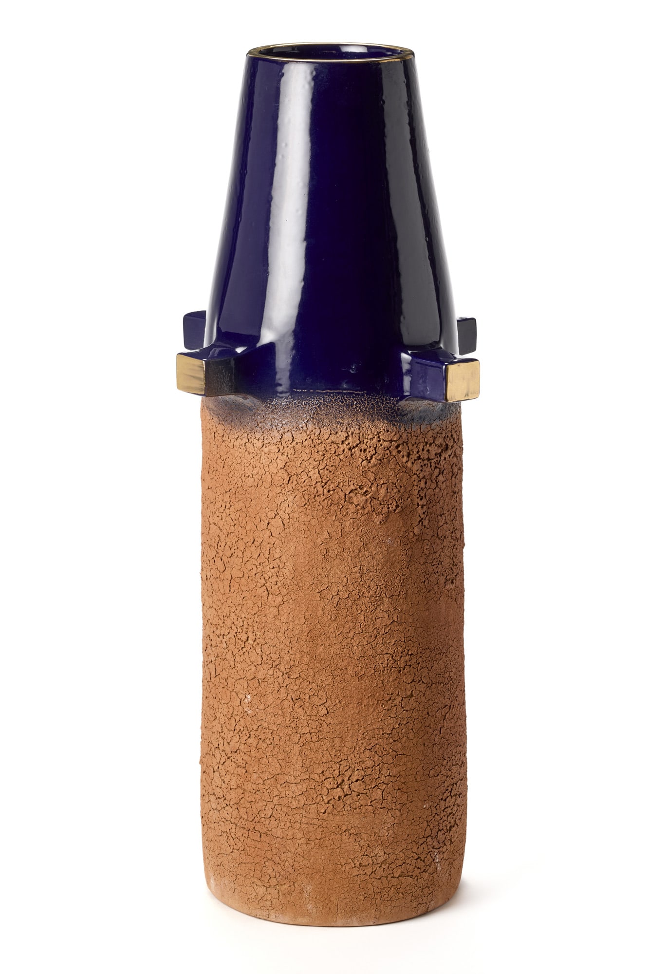 Lamberto Correggiari (Pieve di Cento 1941) Vase of the series "Poesie di Creta". Milan, 2006. (1 of 2)