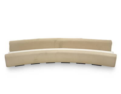 Pierre Paulin (Parigi 1927 - 2009) * Three-seater sofa model "Osaka". Produced by La Cividina,: Pierre Paulin (Parigi 1927 - 2009) * Three-seater sofa model "Osaka". Produced by La Cividina, Italy, 1967. (233x67x79 cm.) (defects) IT * Divano a tre posti modello "Osaka". Produzione La Cividina, I