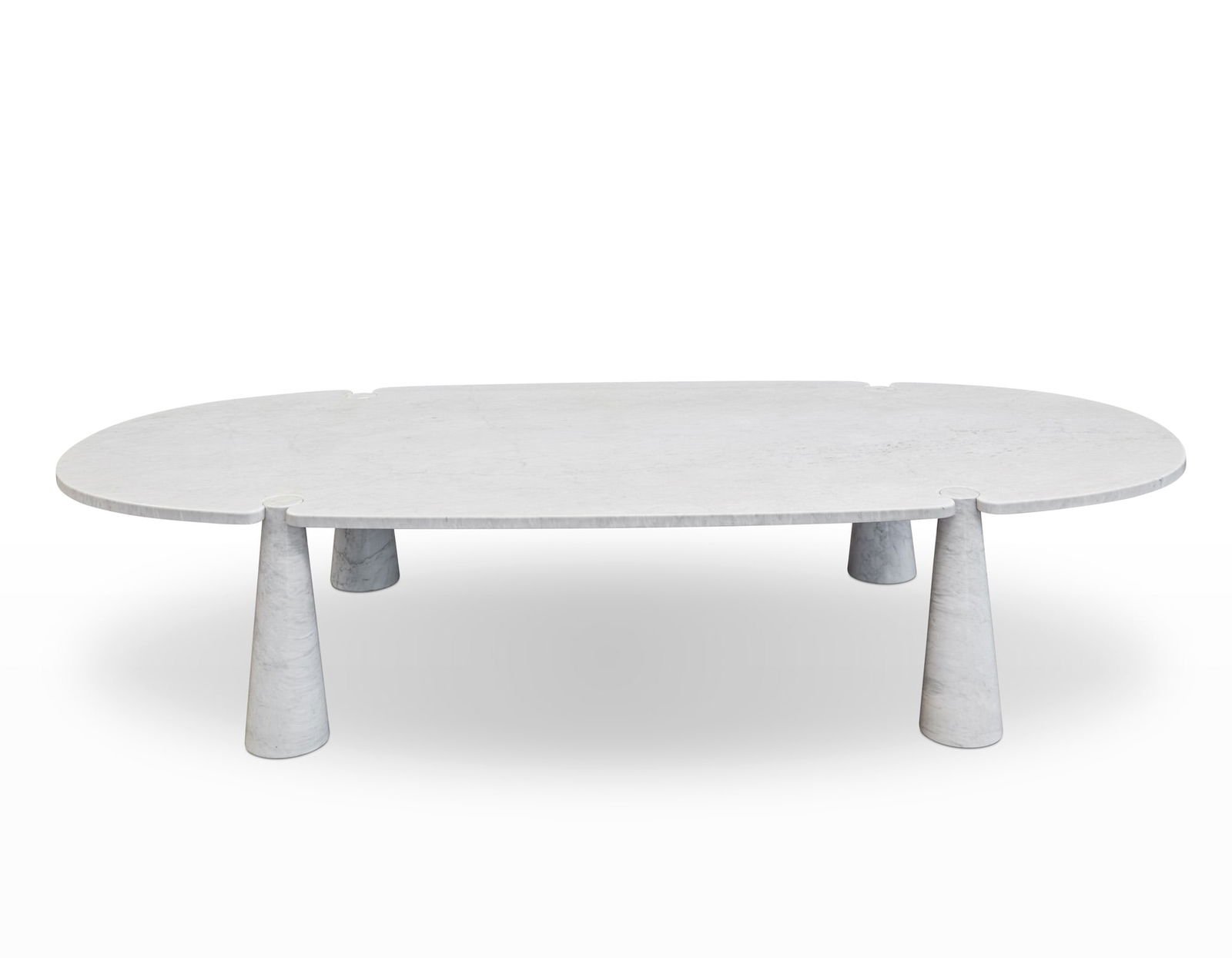 Angelo Mangiarotti (Milano 1921 - Milano 2012) Big table of the series "Eros". Execution by Fratelli (1 of 2)