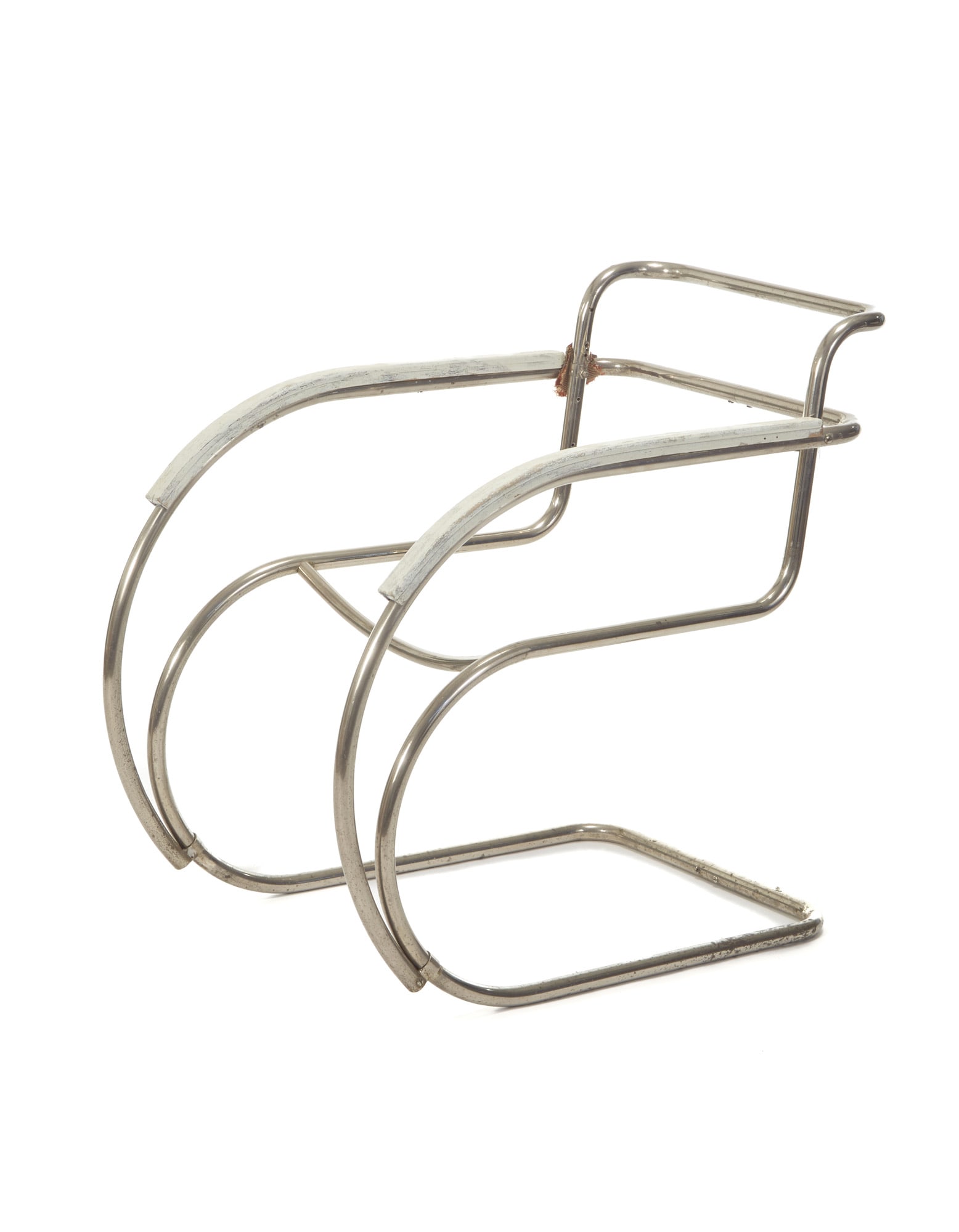 Ludwig Mies van der Rohe (Aquisgrana 1886 - Chicago 1969) Tubular metal armchair model "M534". (1 of 1)