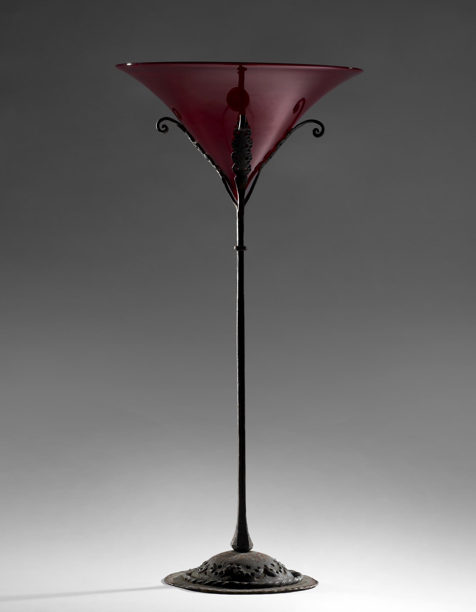 Umberto Bellotto (Venezia 1882 - Venezia 1940) "Connubio di ferro e vetro" Embossed foil and forged (1 of 2)