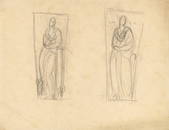 Silvio Zaniboni (Padova 1896 - Rovereto 1980) Lot of seven sheets, including one drawn double-sided,