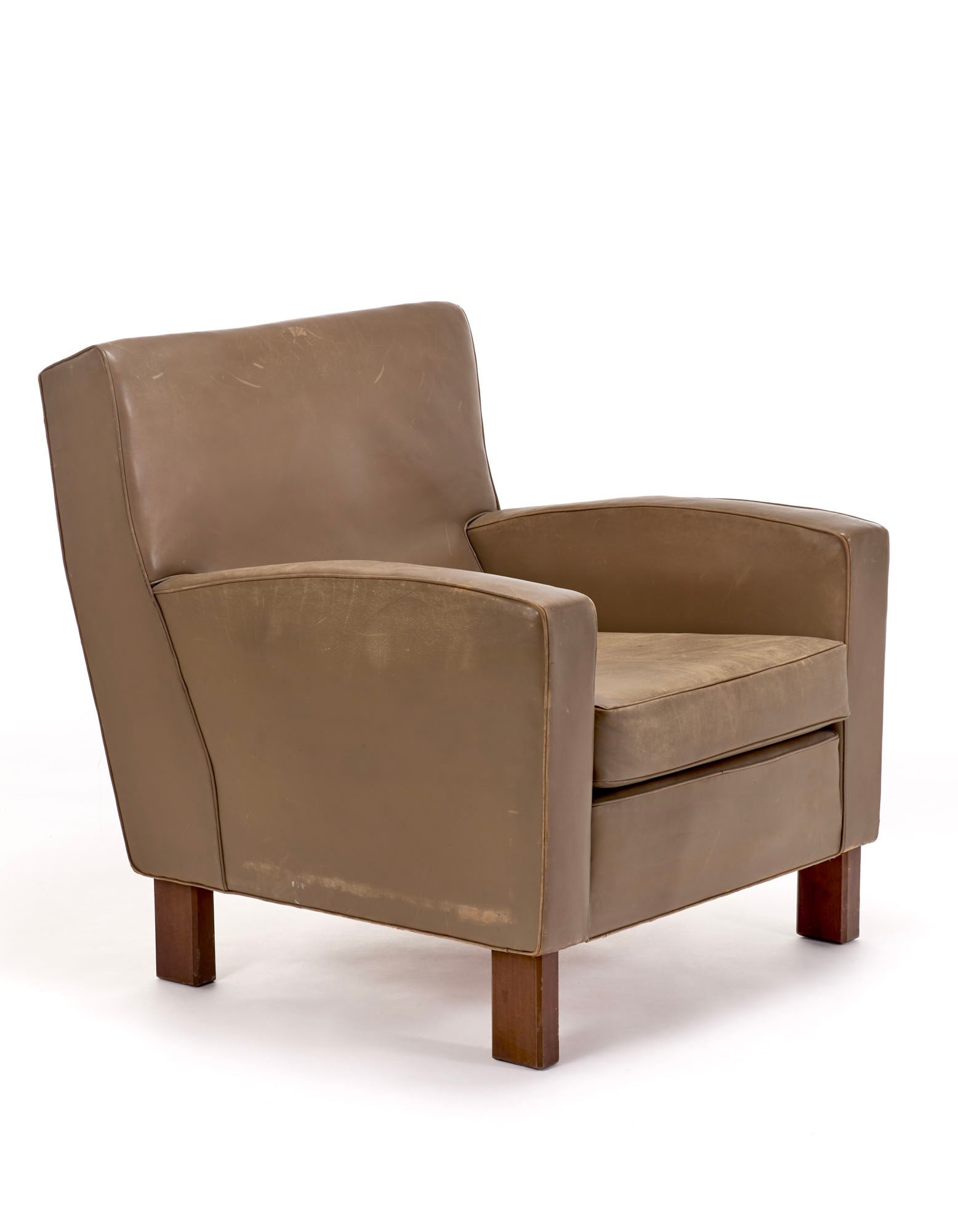 BBPR (Banfi, Barbiano di Belgiojoso, Peressutti, Rogers) Armchair. Execution by Pierino Frigerio, (1 of 1)