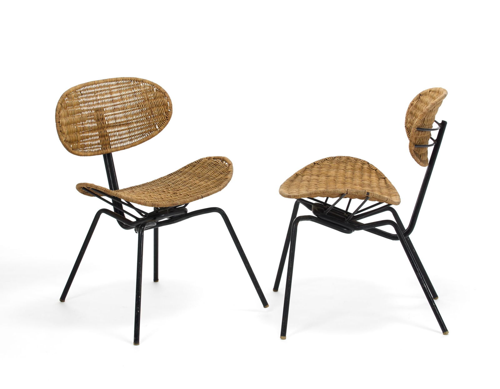 Luciano Grassi, Sergio Conti e Marisa Forlani  Pair of chairs model "Farfalla" of the series (1 of 2)