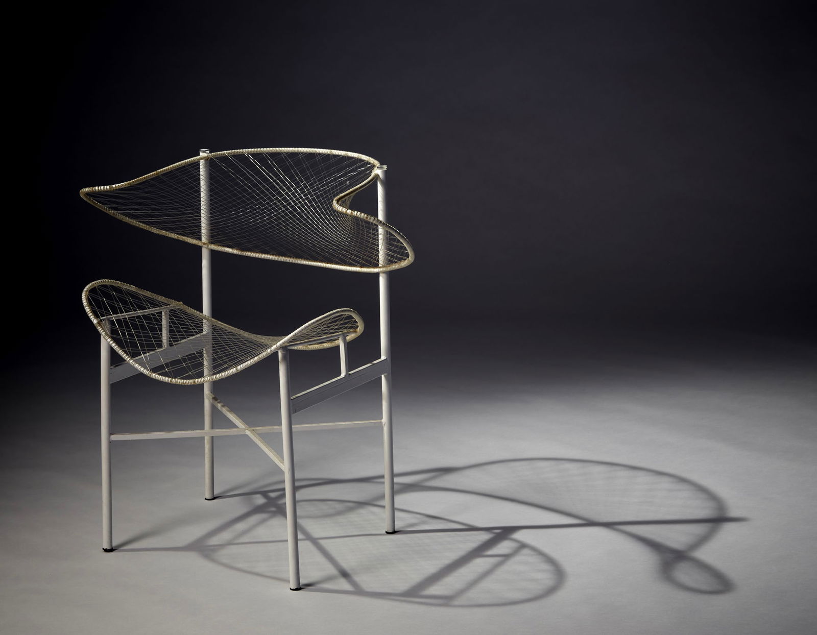 Luciano Grassi, Sergio Conti e Marisa Forlani Chair model "Napoleone" of the series "Monofilo". (1 of 5)