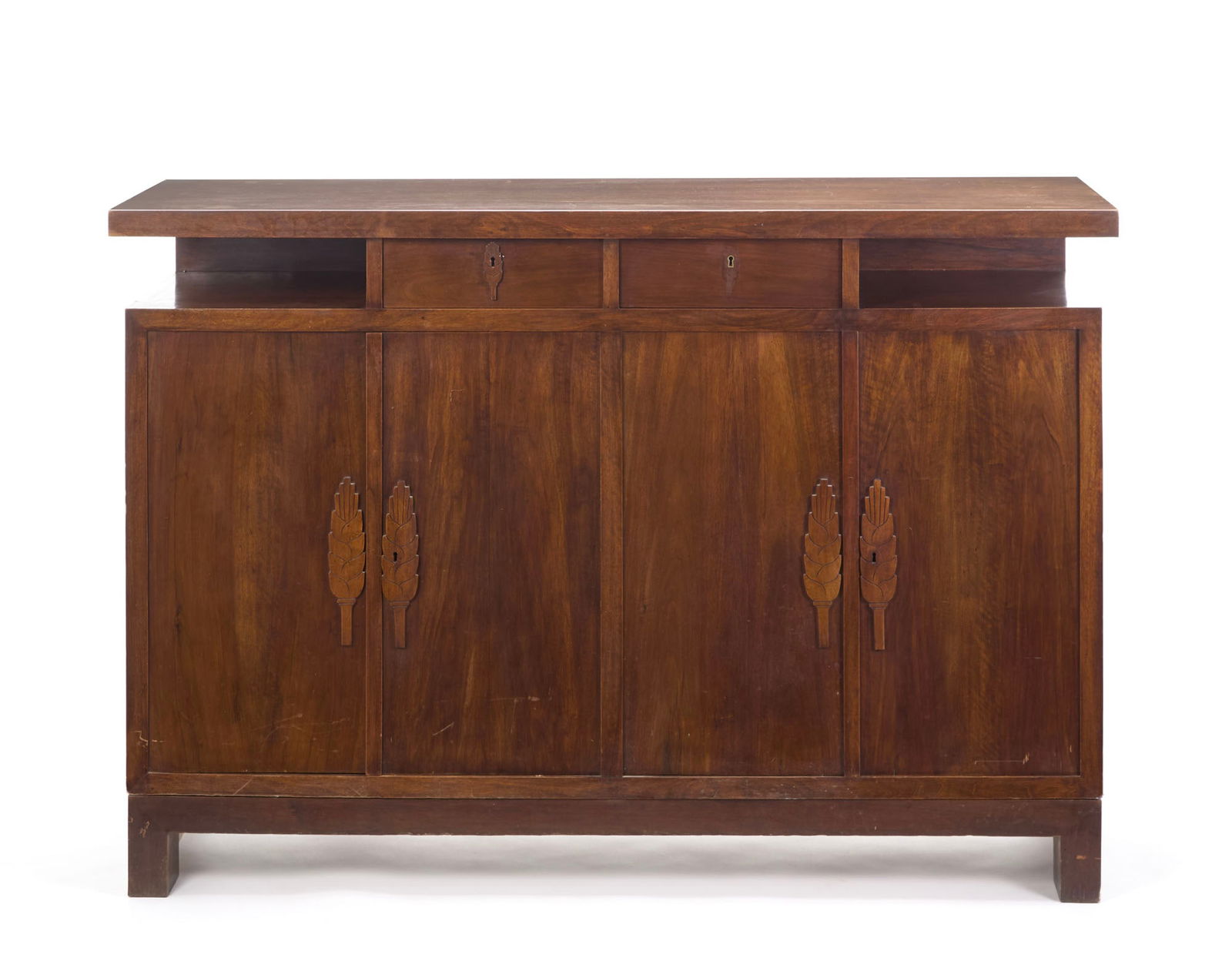 Marcello Piacentini (Roma 1881 - 1960) (Attributed) Cabinets with two drawers and two compartments (1 of 2)