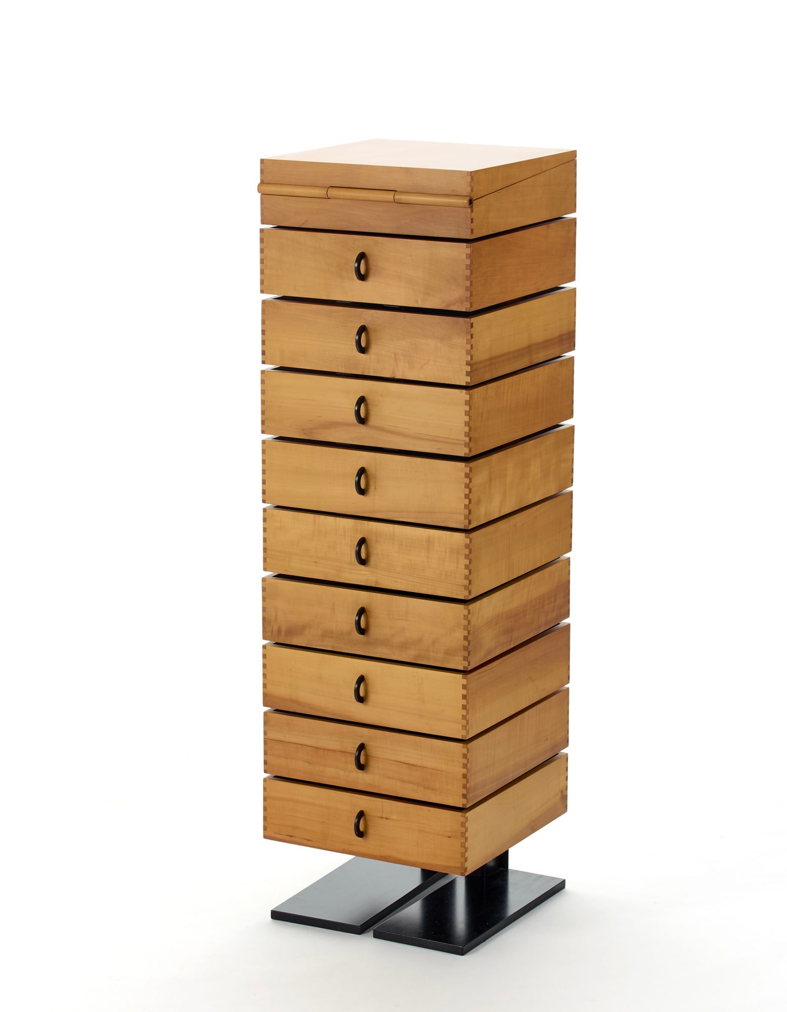 Mario Botta (Mendrisio 1943) Vertical chest of drawers model "Robot 619". Produced by Alias, (1 of 2)