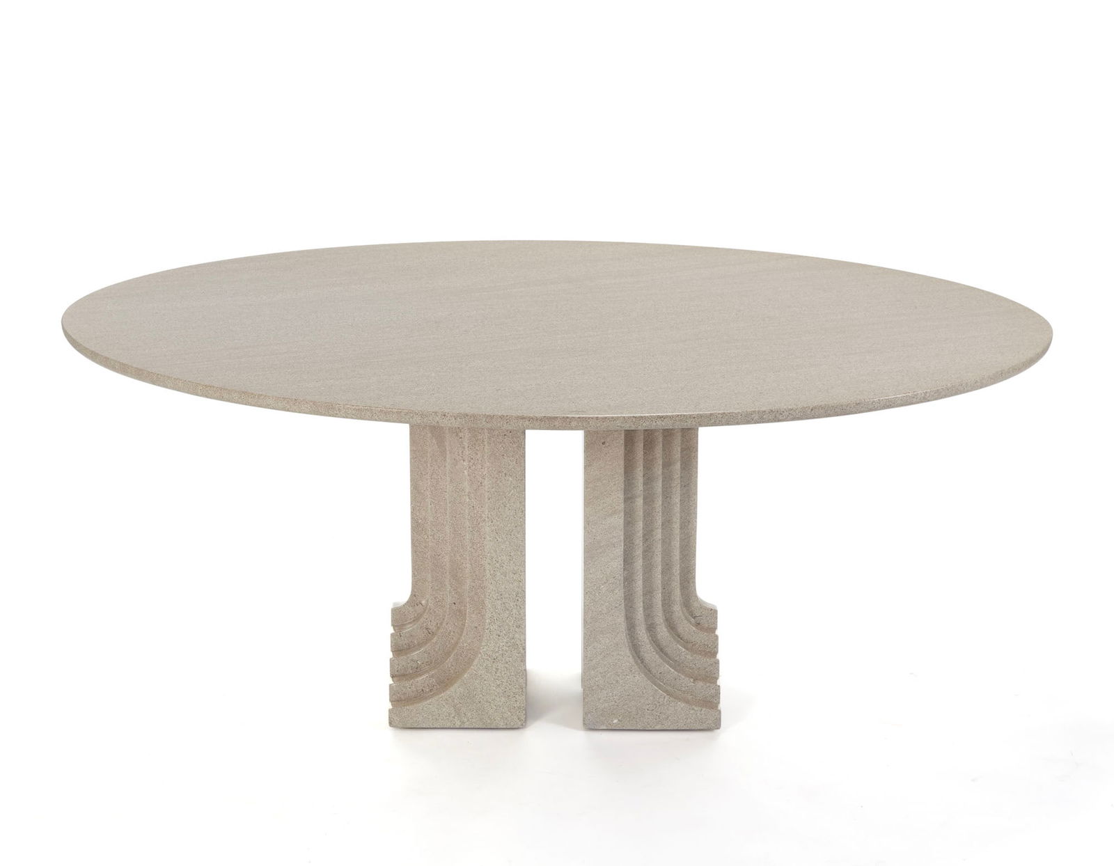 Carlo Scarpa (Venezia 1906 - Sendai 1978) Table with oval top model "Samo". Produced by Simon, Saint (1 of 1)