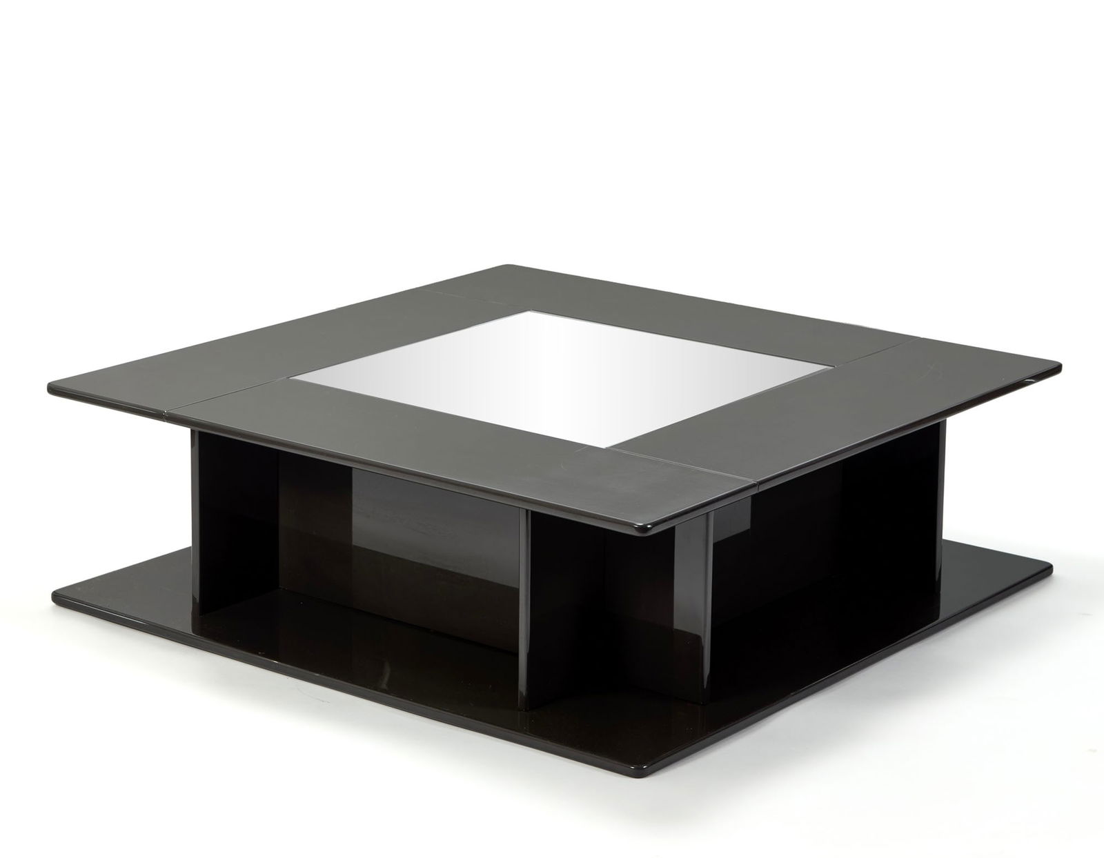 Luigi Caccia Dominioni (Milano 1913 - 2016) Coffee table model "Due piani T22". Produced by Azucena, (1 of 1)