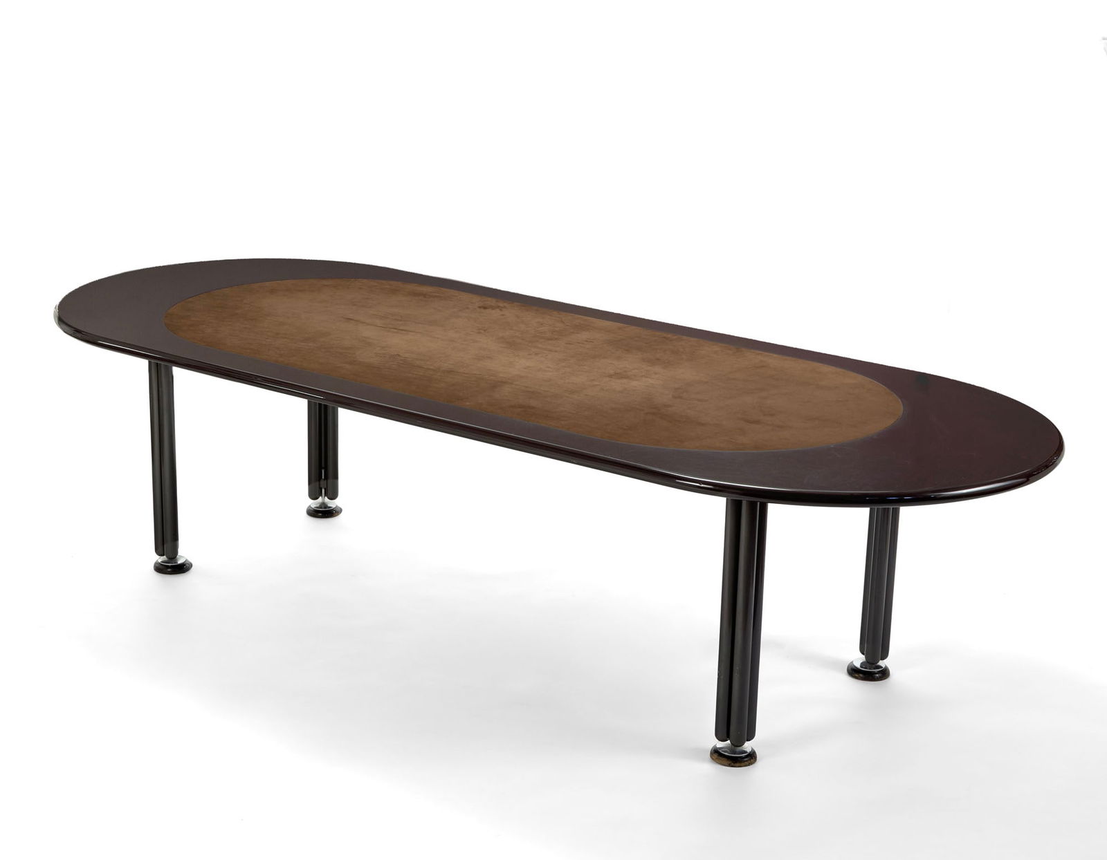 Luigi Caccia Dominioni (Milano 1913 - 2016) Large conference table model "Tripletta". Produced by (1 of 1)