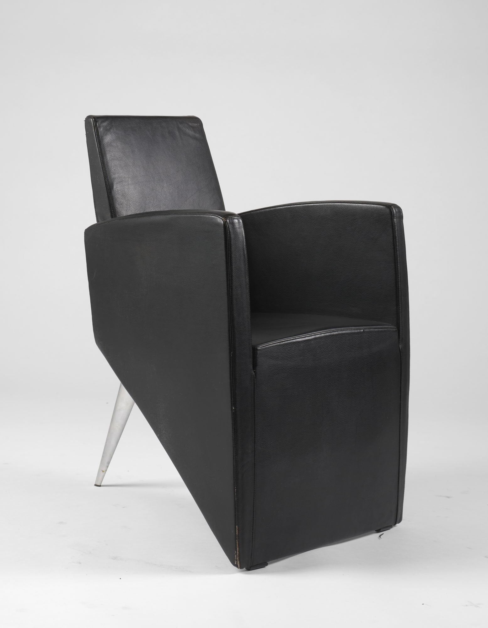 Philippe Starck (Parigi 1949) Armchair of the series "Lang". Produced by Driade, Milan, 1987. (1 of 2)