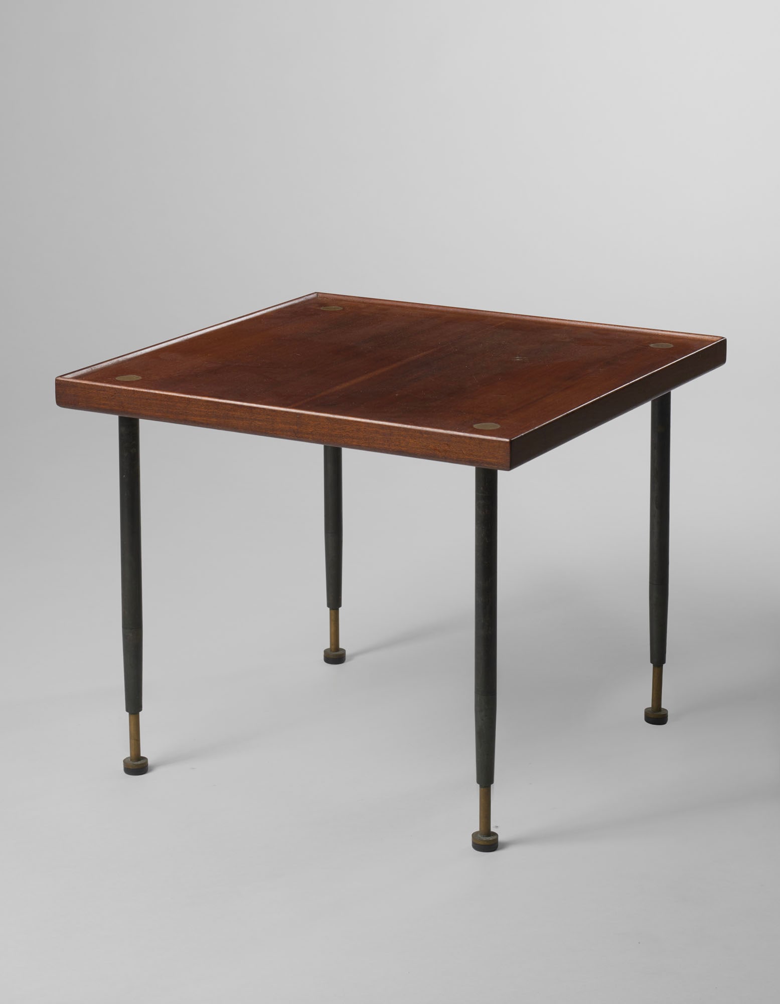 Fabrizio Bruno Coffee table of the series "Konvival". Produced by Klan, Italy, 1957. Black painted (1 of 1)