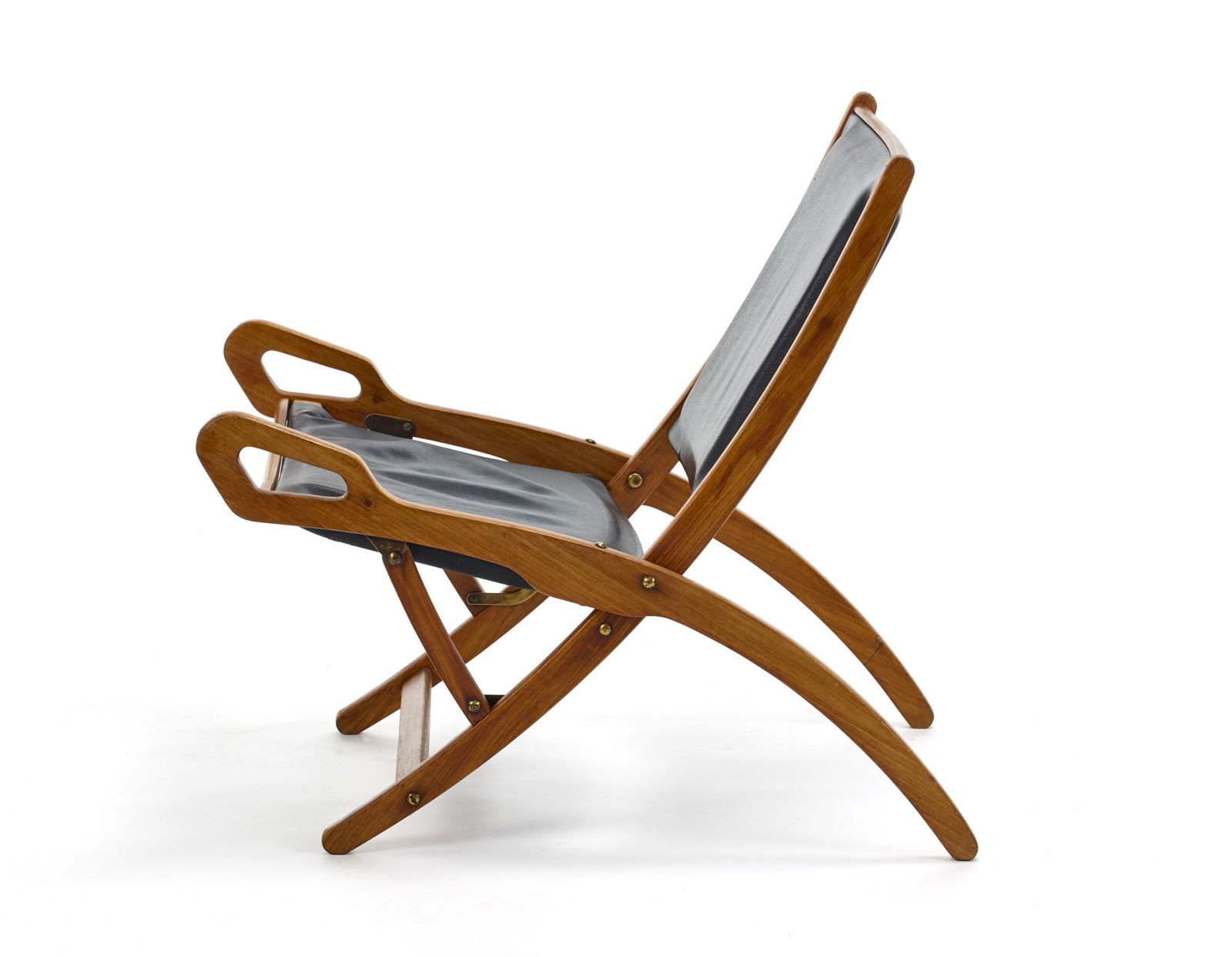 Gio Ponti (Milano 1891 - 1979) Folding armchair model "Ninfea". Produced by Reguitti, Agnosine (Bs), (1 of 1)