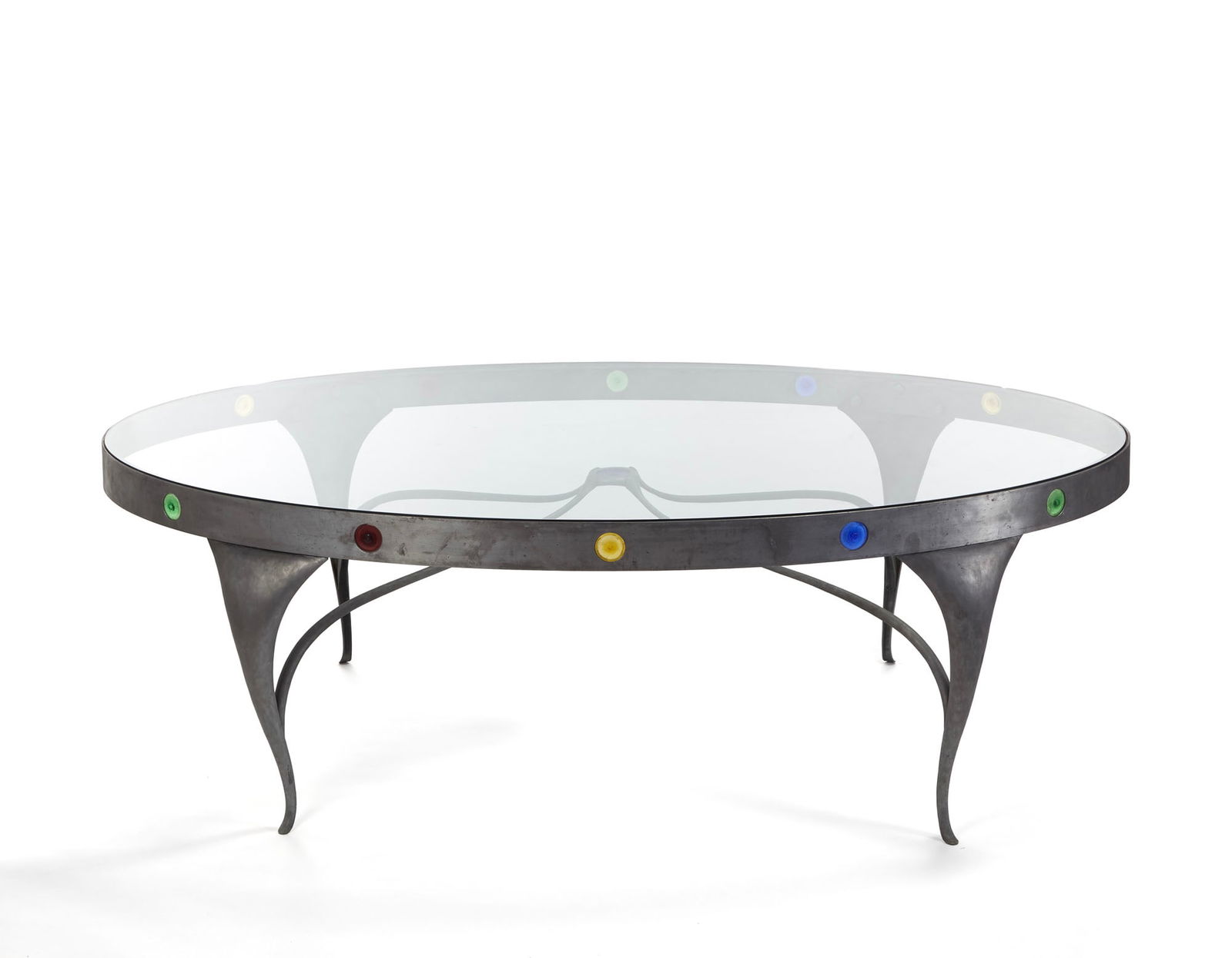 Peter Harvey Lot consisting of a table, three armchairs and three chairs. Produced by Carmel & Sons (1 of 2)