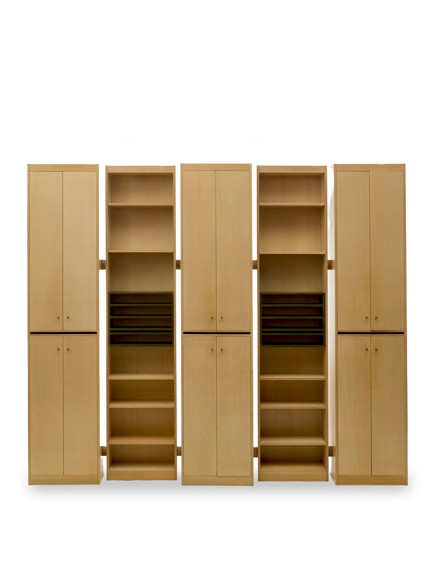 Carlo Scarpa (Venezia 1906 - Sendai 1978) Modular bookcase model "Rialto". Produced by Simon (1 of 1)