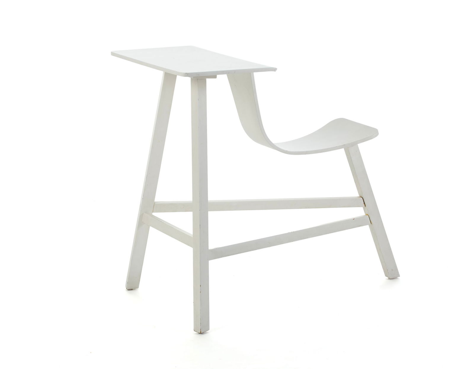 Kostantin Grcic (Monaco Di Baviera 1965) Seat with writing desk model "Scolaro". Produced by (1 of 1)