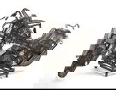 Anacleto Spazzapan (Luino 1943) "Chopper" Motorcycle of the series "Ghost Rider". Italy, 2000s.