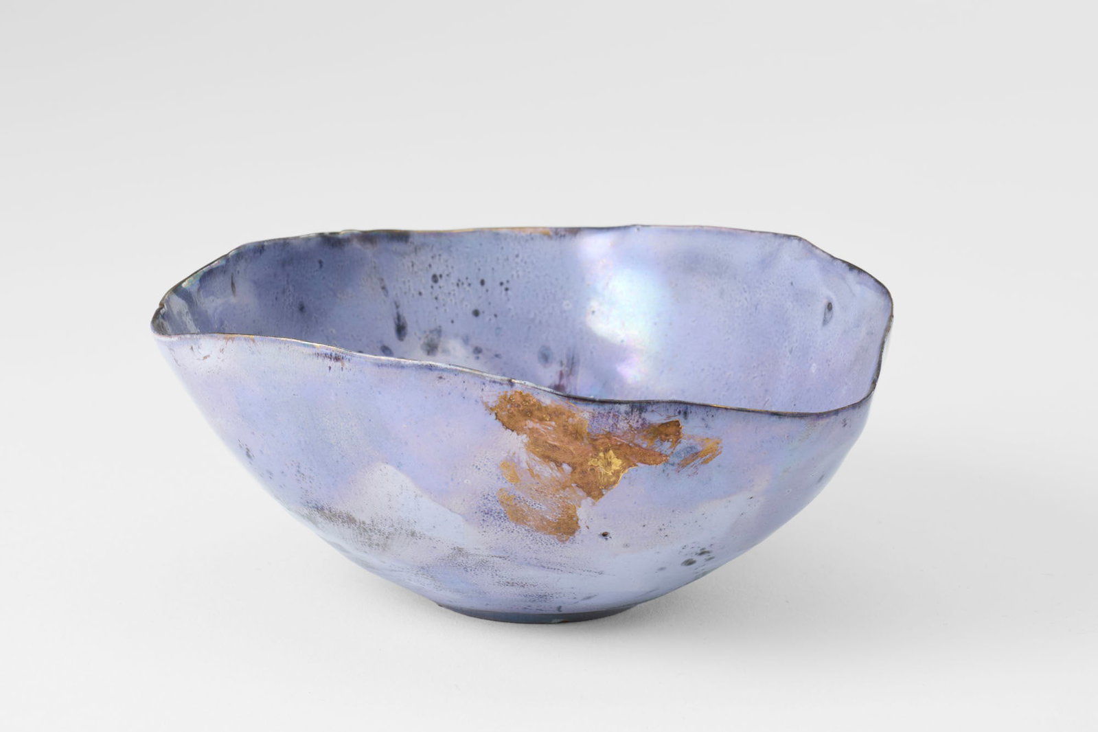Fausto Melotti (Rovereto 1901 - Milano 1986) Small bowl. 1955ca. Polychrome glazed ceramic in shades (1 of 4)