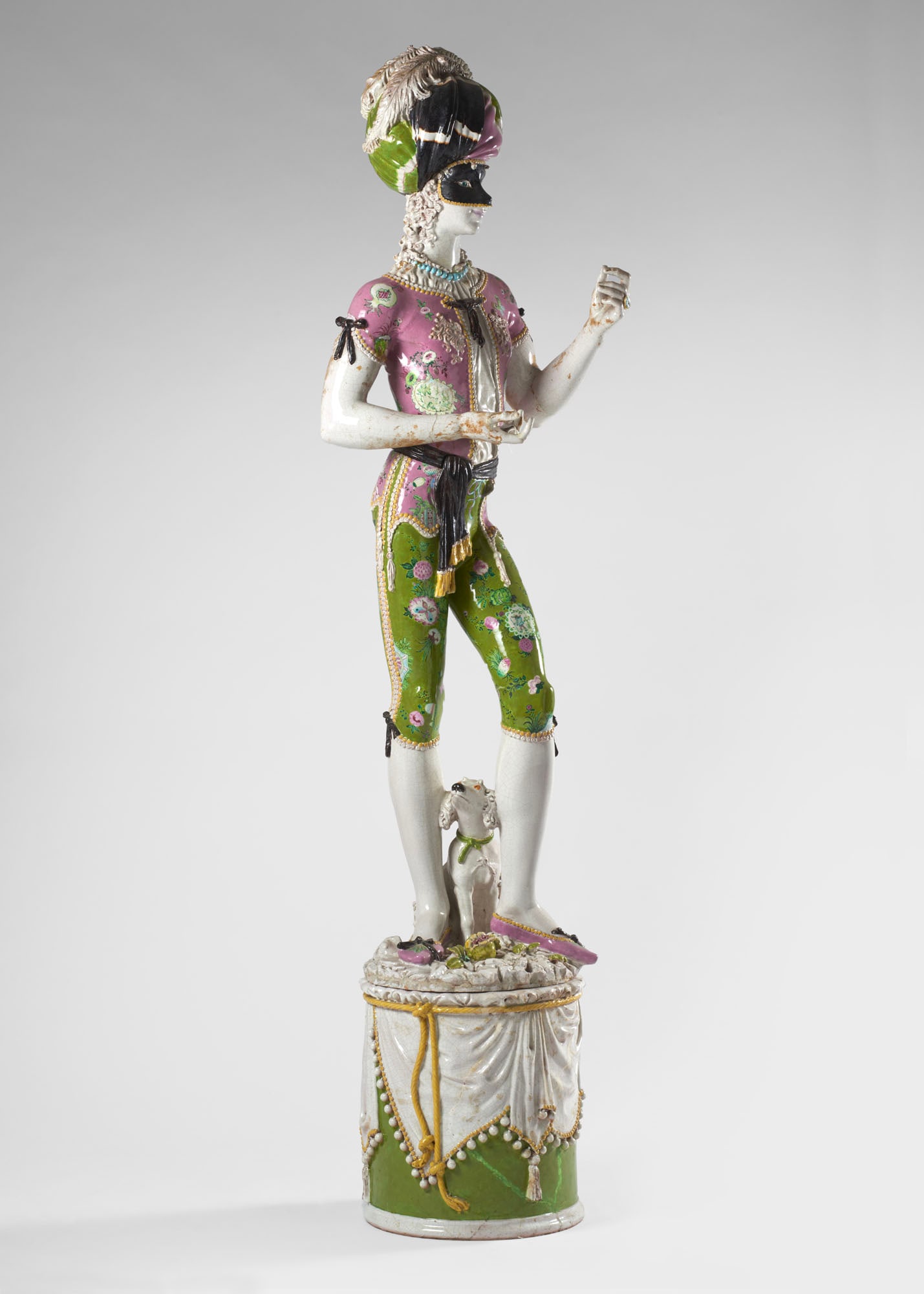 Silvano Taiuti (Firenze 1909 - Roma 1985) Large glazed ceramic sculpture decorated in polychrome, (1 of 1)