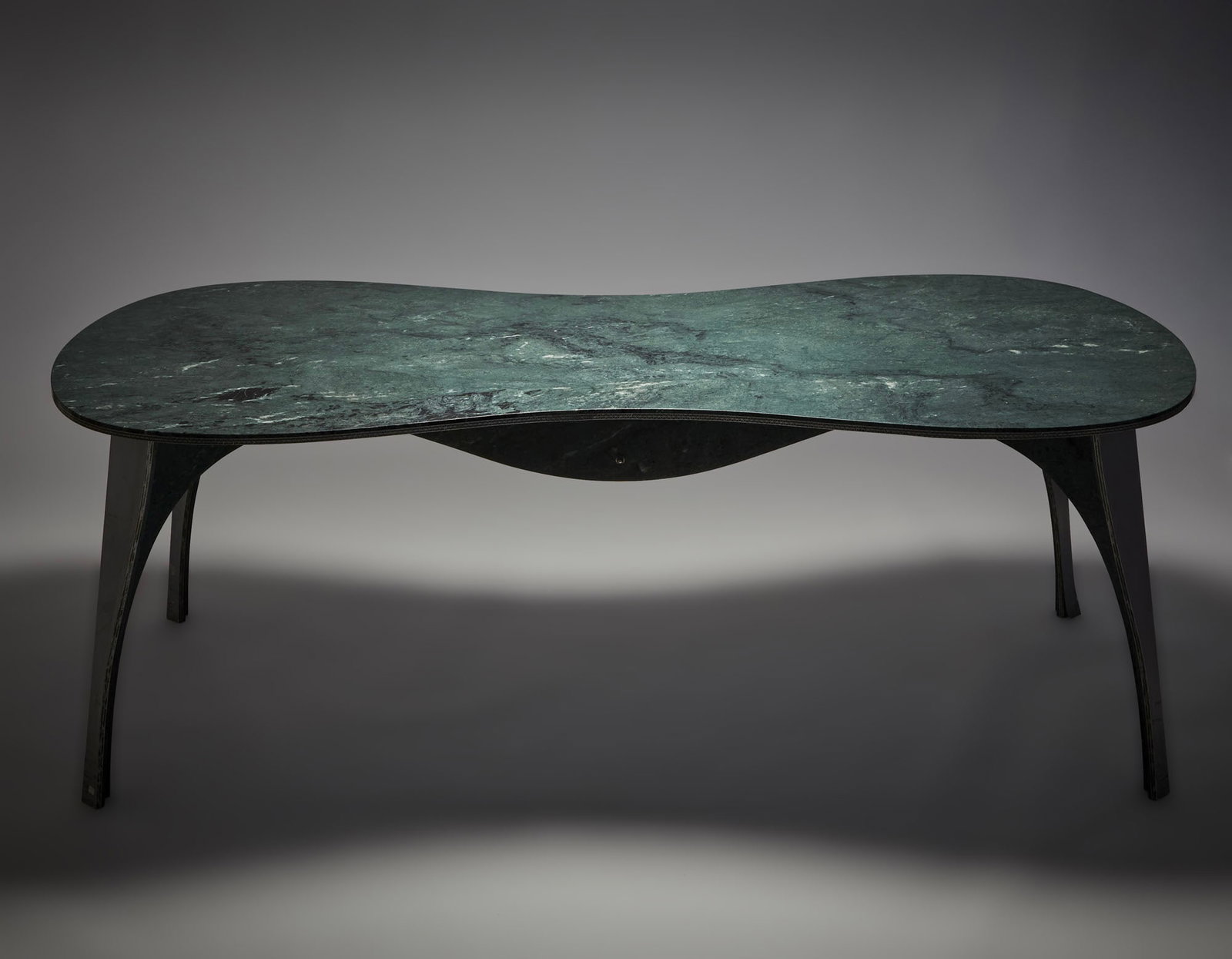Ron Arad (Tel Aviv 1951) Table model "Boat Eye". Produced by Bigelli Marmi, Senigallia, 1999. Marble (1 of 3)
