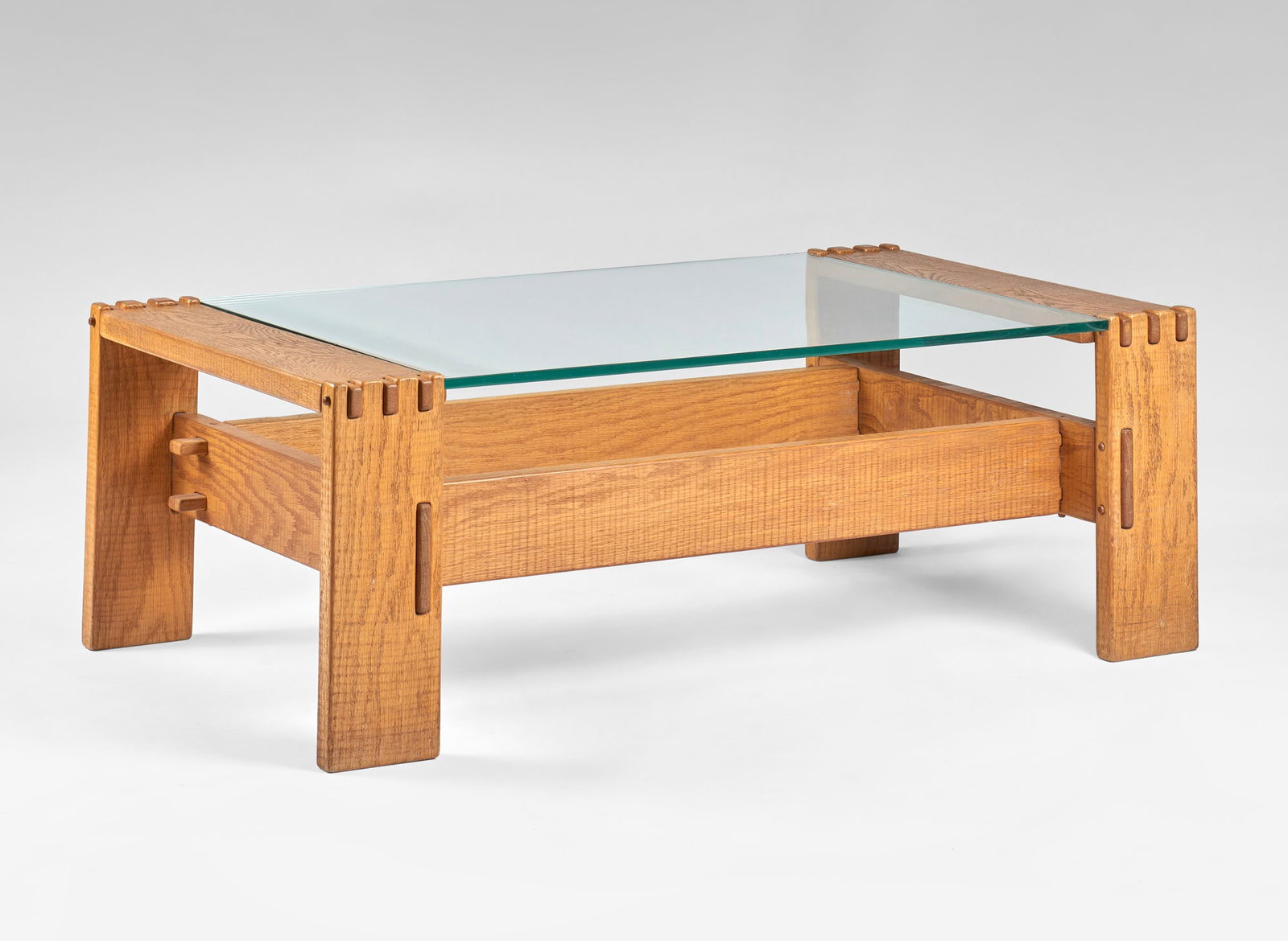 Giuseppe Rivadossi (Monteclana di Nave 1935) "Centrodivani Ferramola" Coffee table. Execution by (1 of 1)