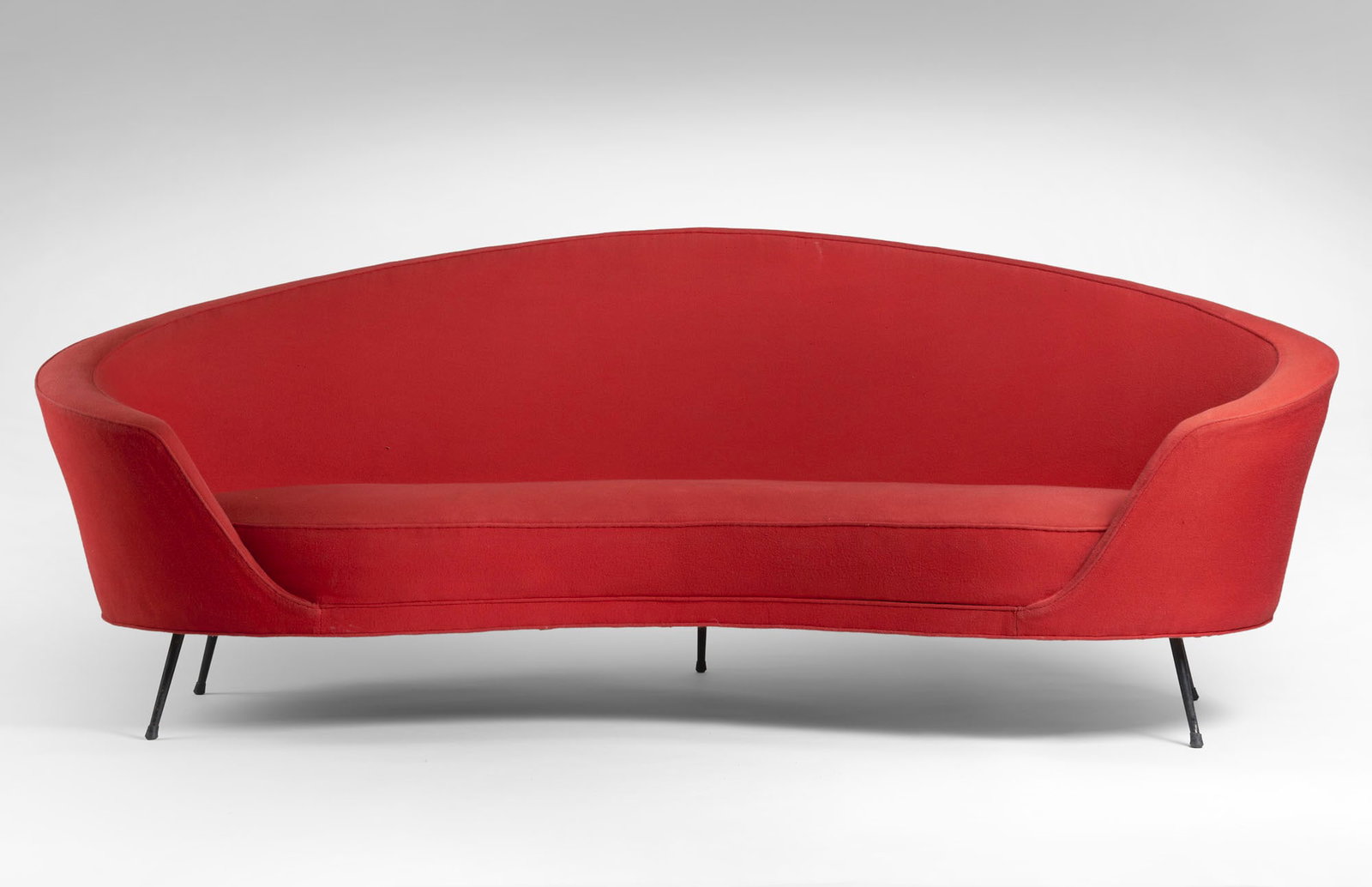 Ico Parisi (Palermo 1916 - Como 1996) Egg-shaped sofa model "812". Execution by Ariberto Colombo, (1 of 3)
