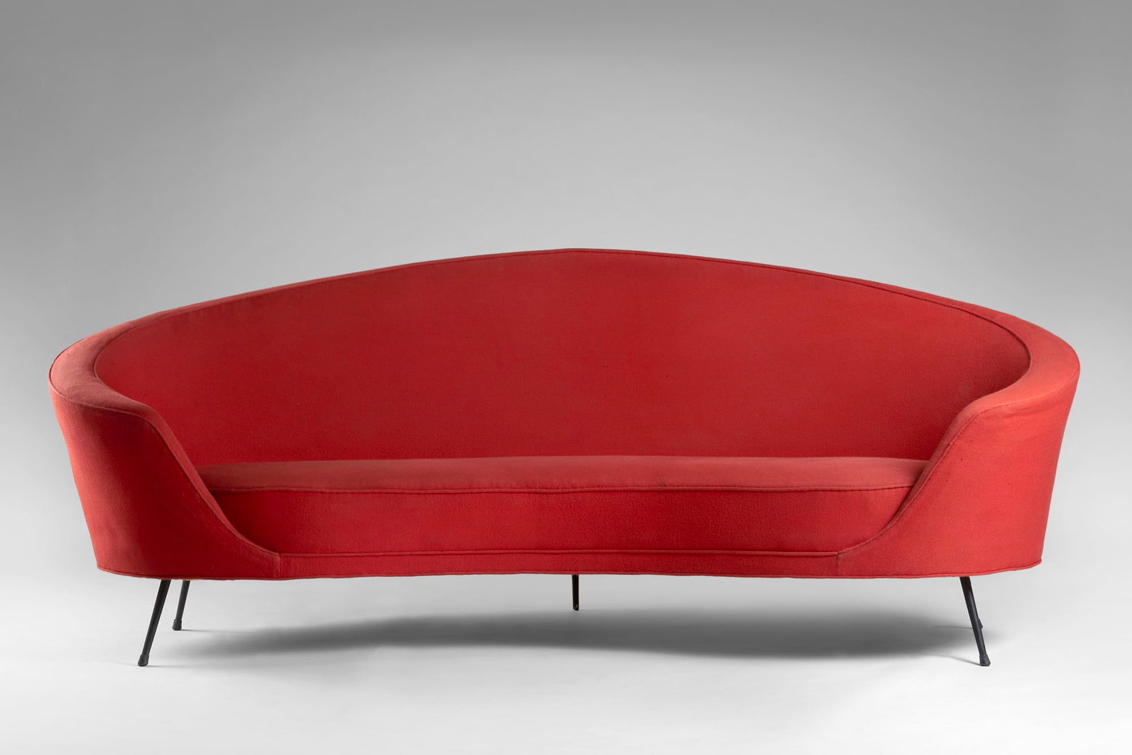 Ico Parisi (Palermo 1916 - Como 1996) Egg-shaped sofa model "812". Execution by Ariberto Colombo, (1 of 3)