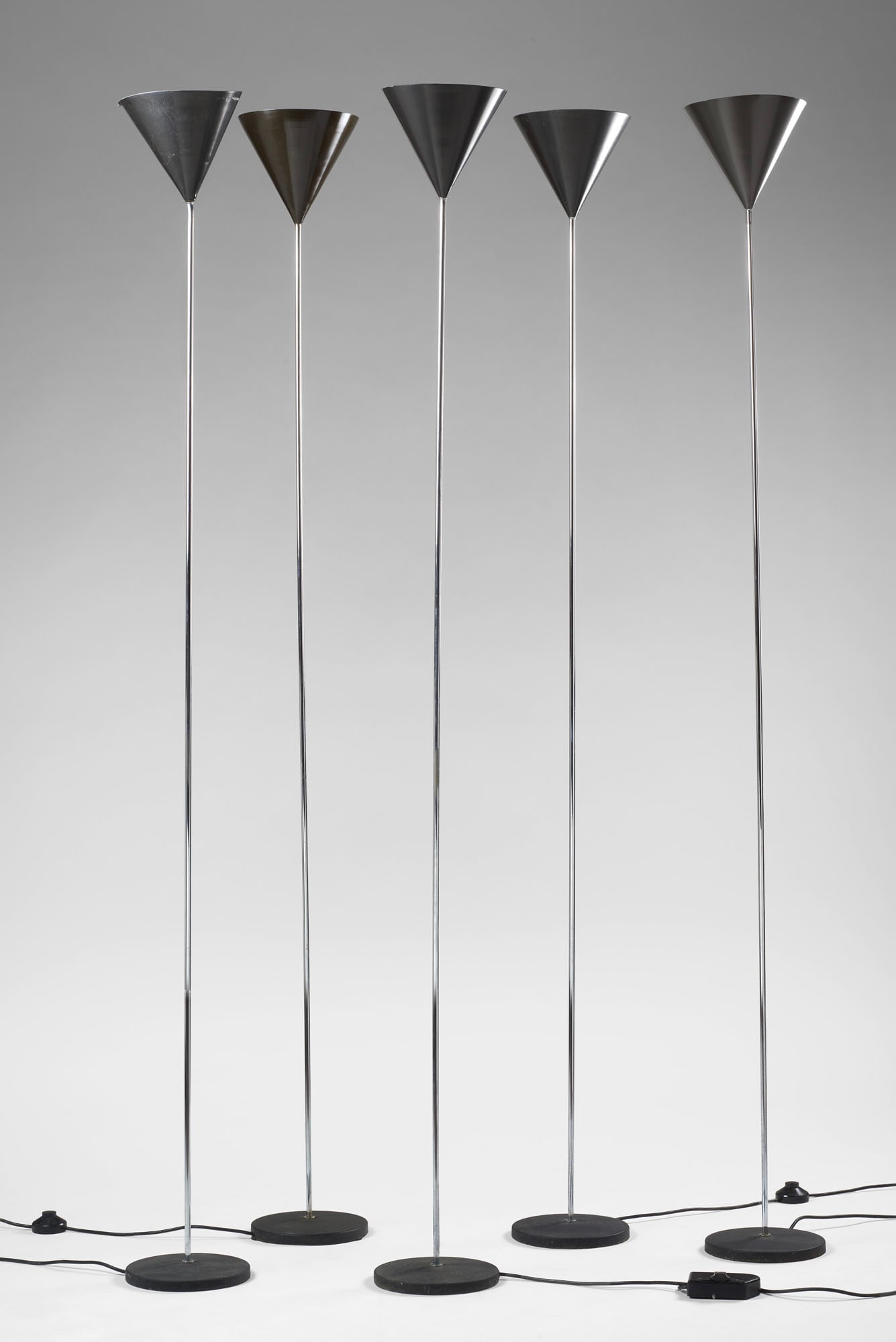 Luigi Caccia Dominioni (Milano 1913 - 2016) * Set of five lamps model "LTE5 Imbuto". Produced by (1 of 1)