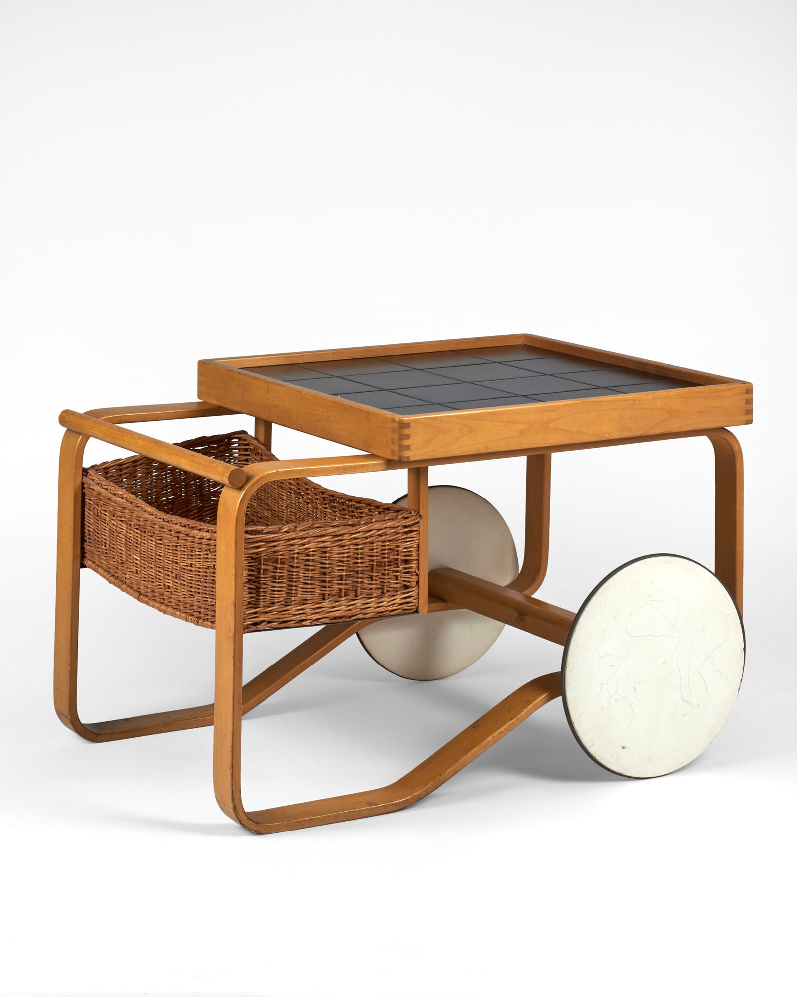 Alvar Aalto (Kuortane 1898 - Helsinki 1976) Serving trolley model "900". Produced by Artek, Finland, (1 of 1)