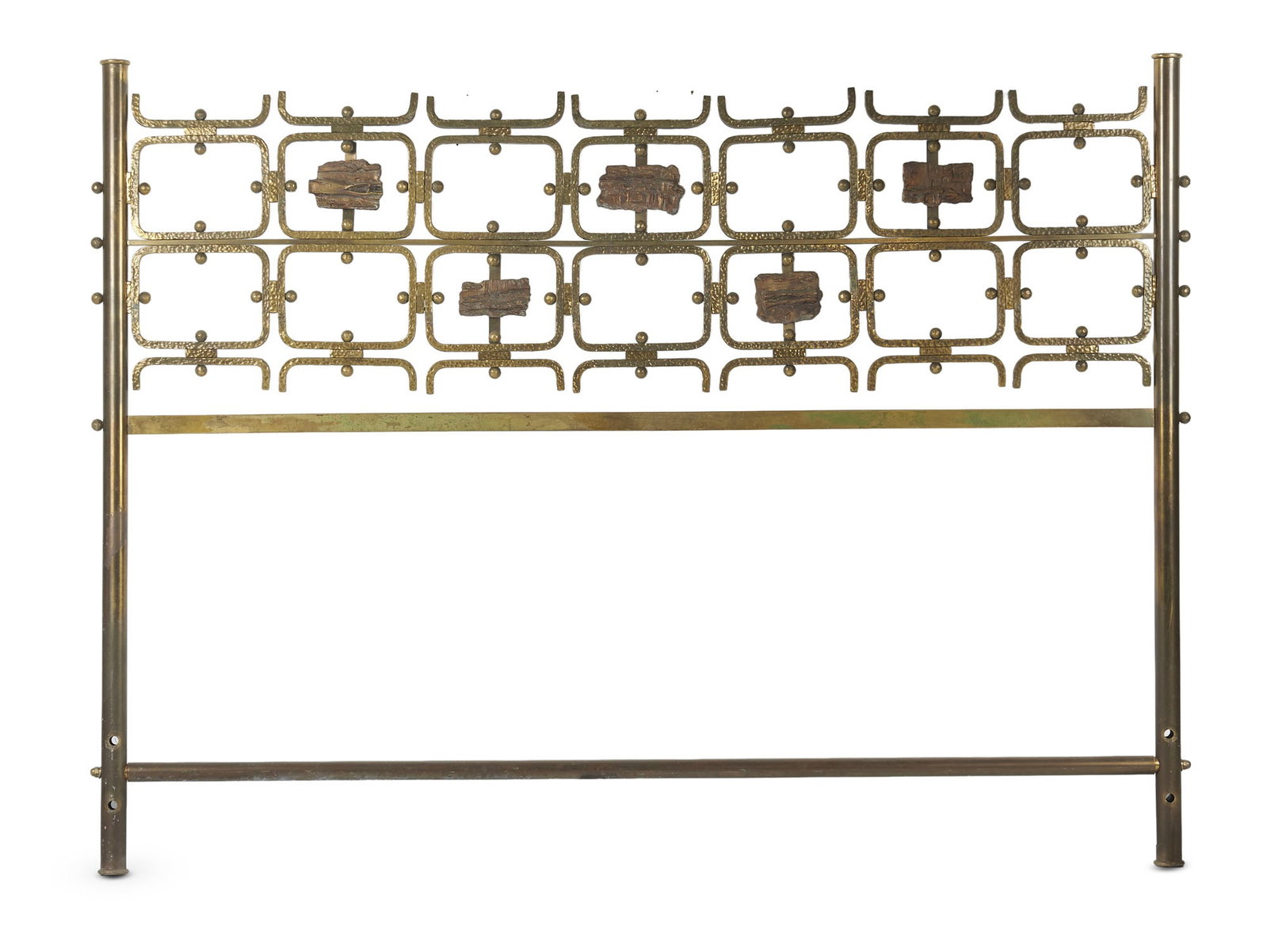 Osvaldo Borsani (1911-1985) e Arnaldo Pomodoro (1926) Double bed. Produced by Arredamenti Borsani, (1 of 1)