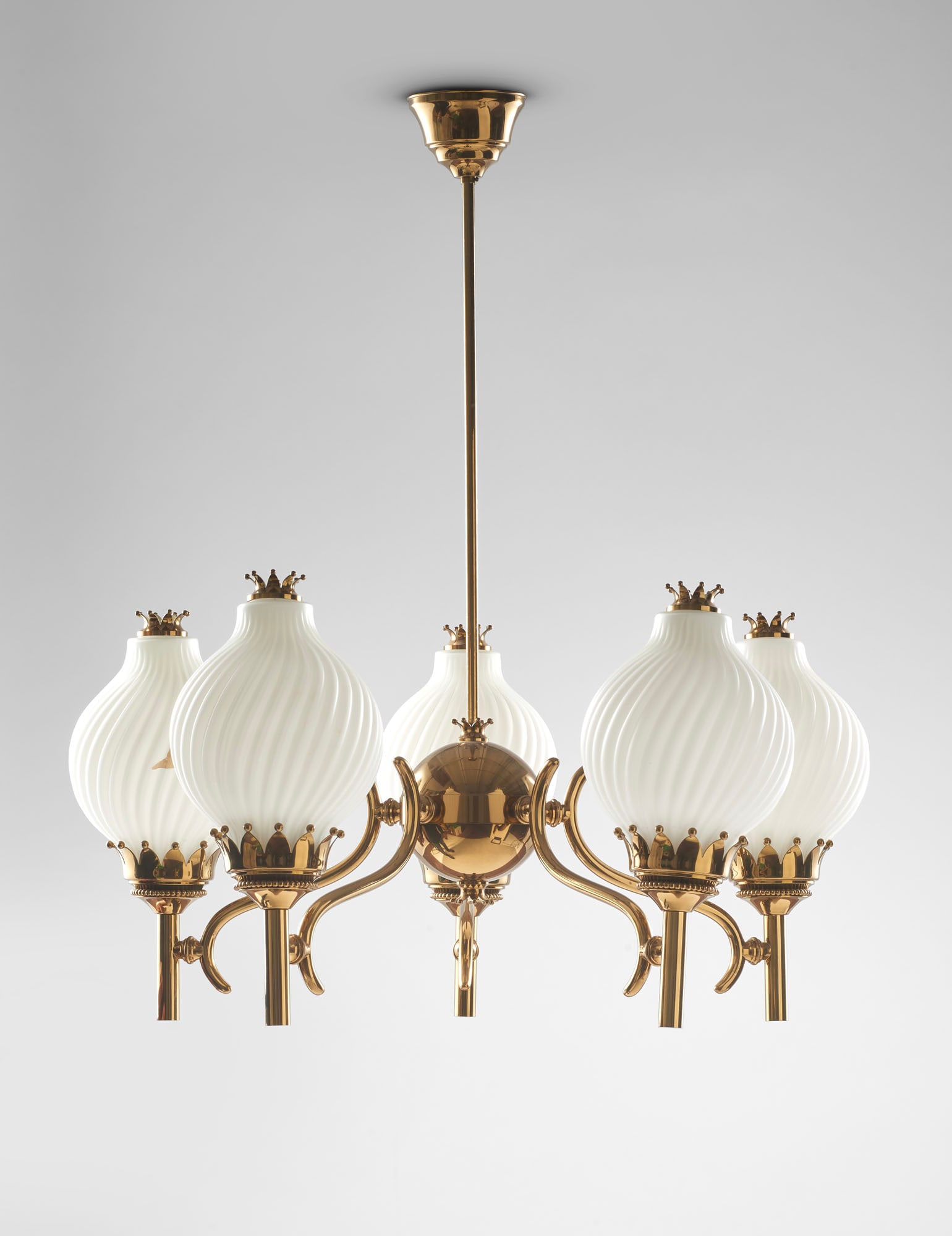 Angelo Lelii (Ancona 1915 - Monza 1987) Lamp model "Tortiglioni". Produced by Arredoluce, Monza, (1 of 1)