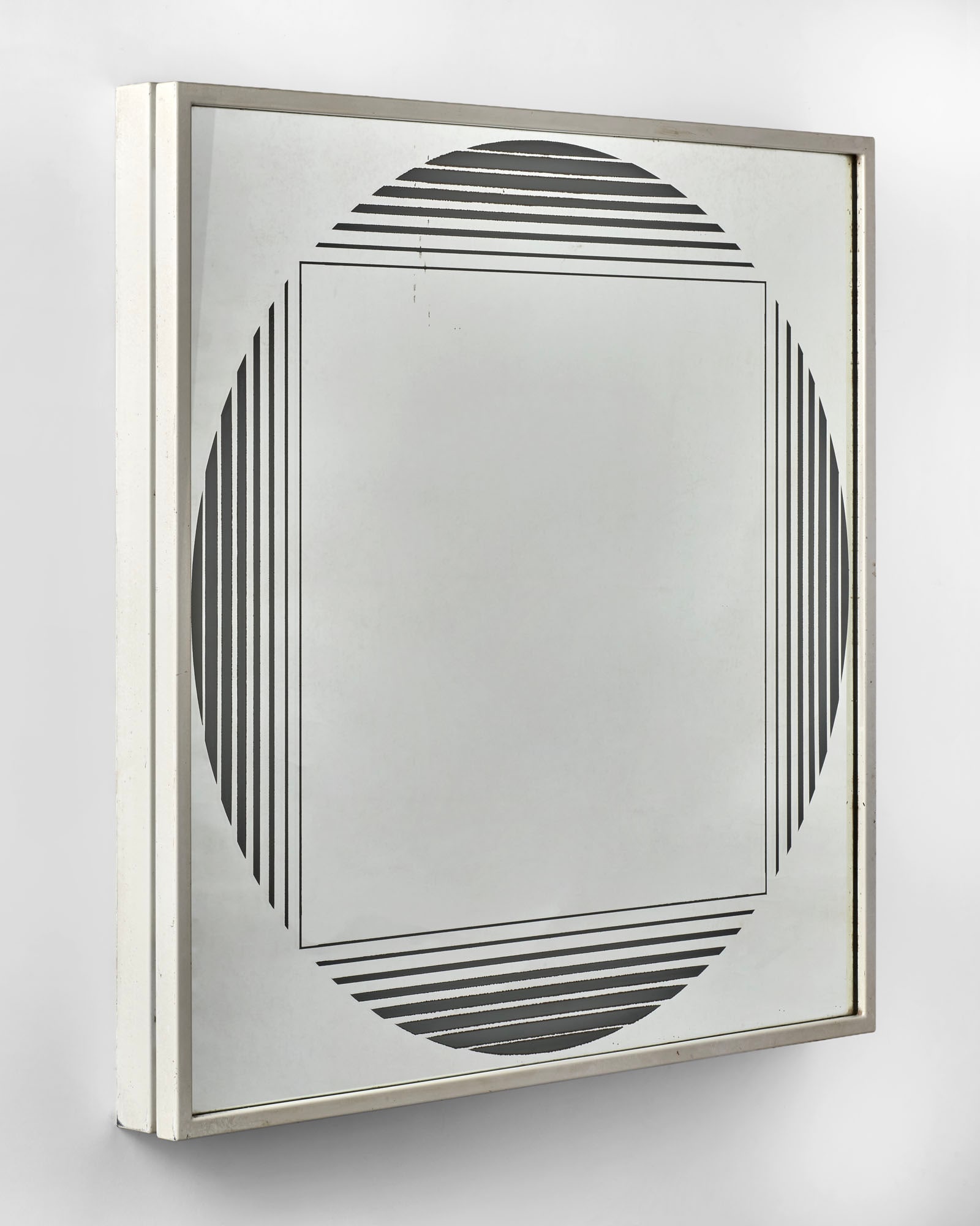 Gianni Celada (Milano 1935) Backlit mirror model "2522 Brama". Execution by Fontana Arte, Milan, (1 of 1)