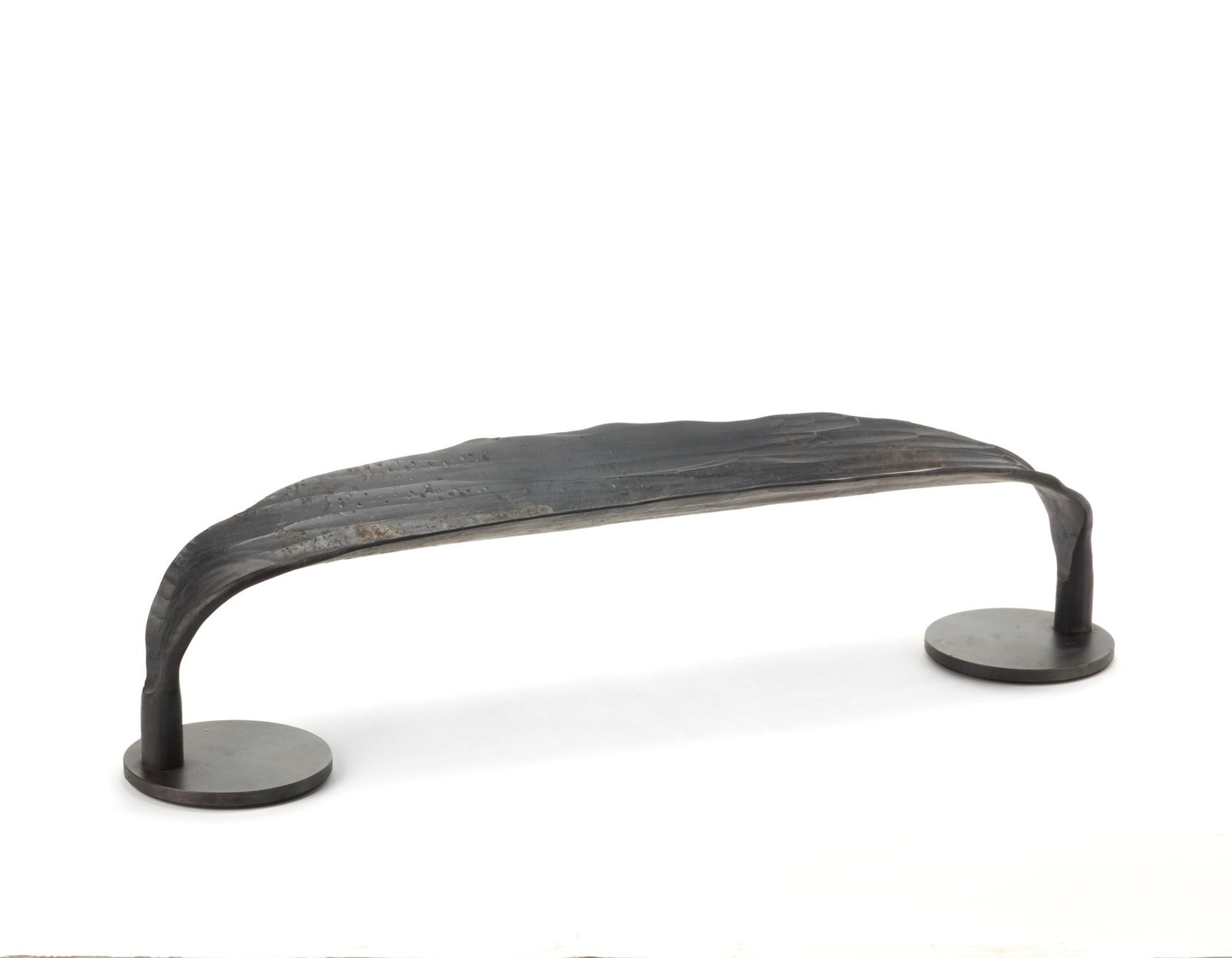 Enzo Mari (Novara 1932 - Milano 2020) "Dronero" Centerpiece. Produced by Danese, Milan, 1989. Forged (1 of 1)