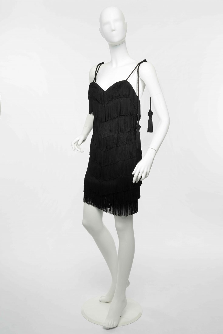 Moschino Couture: charleston black dress (size 42): Moschino Couture: charleston black dress (size 42) (defects)
