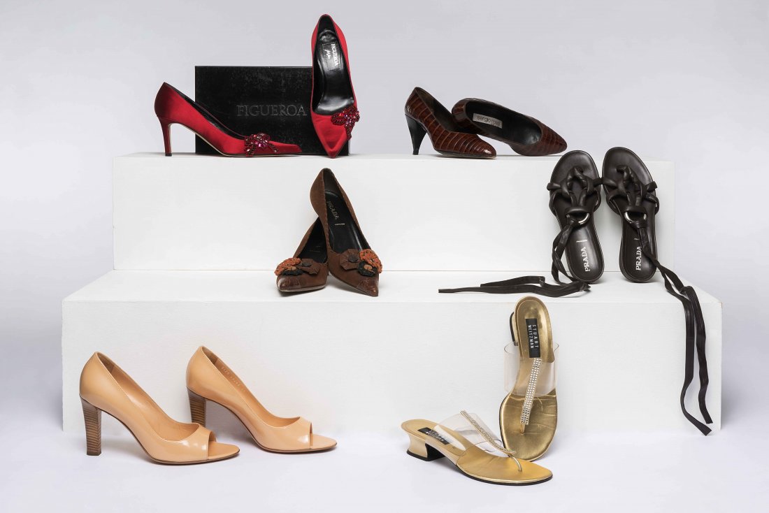 Lot comprising four pairs of shoes and sandals (size 37 (1 of 1)
