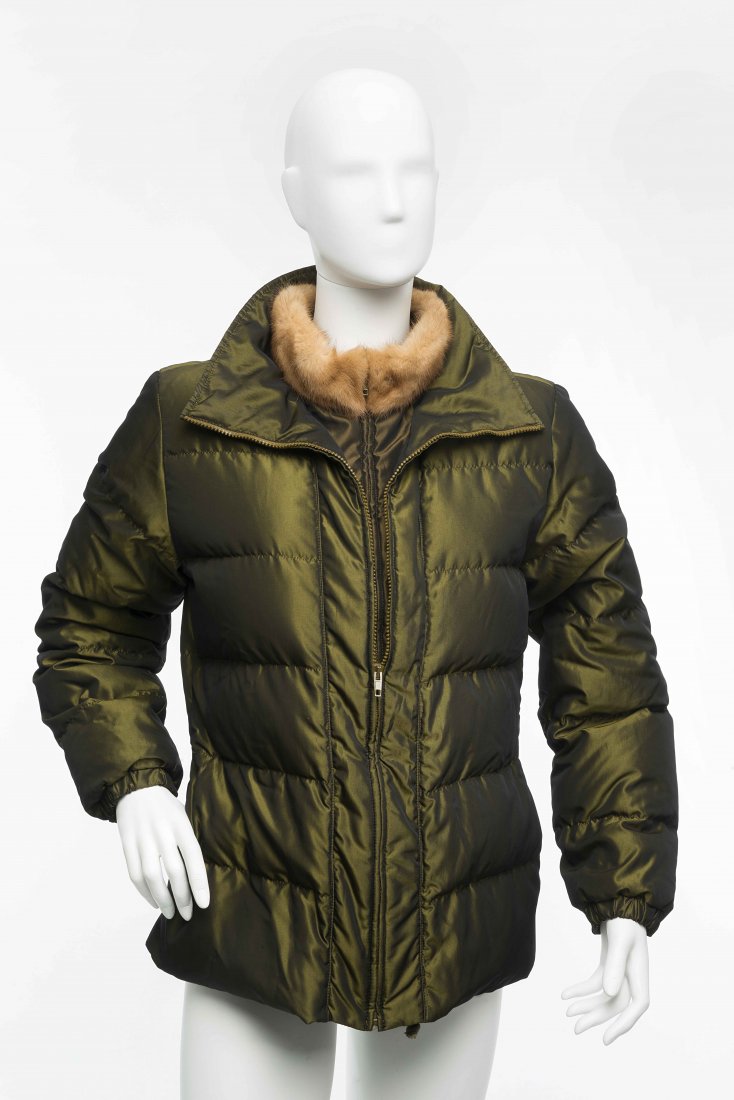Blumarine: green down jacket: Blumarine: green down jacket