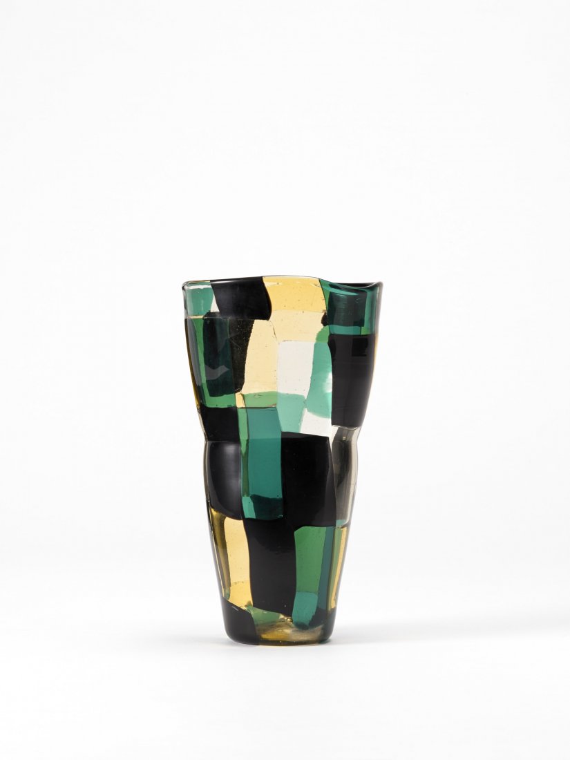 Fulvio Bianconi (1915 - 1996) - Vaso "pezzato" modello (1 of 1)