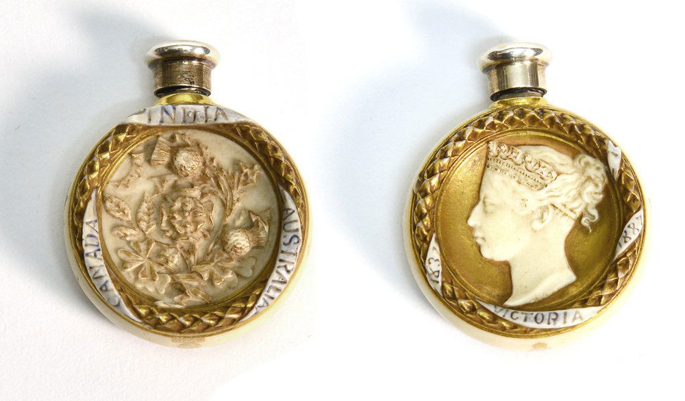 Boccetta commemorativa portaprofumo in ceramica (1 of 1)