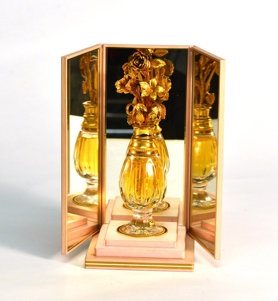 CHRISTIAN DIOR Ãš "Diorissimo", bottiglia Baccarat con (1 of 1)