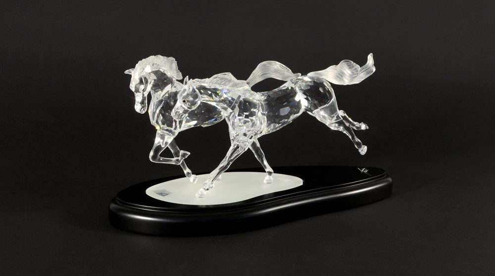 SWAROVSKI, "The Wild Horses", scultura in cristallo (1 of 1)