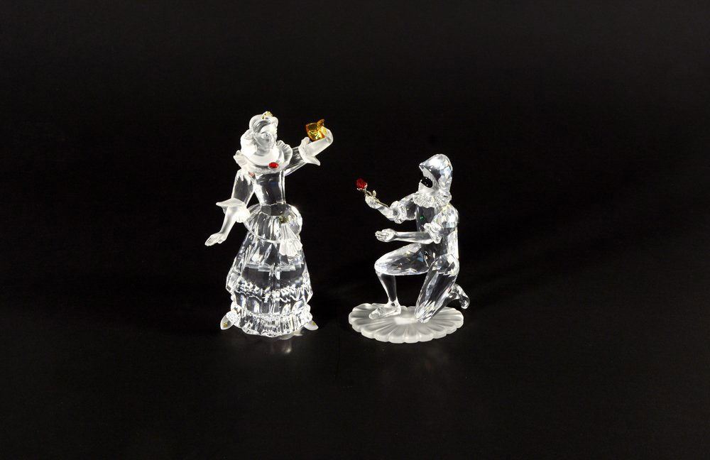SWAROVSKI, "Colombina" e "Arlecchino" lotto di due (1 of 1)