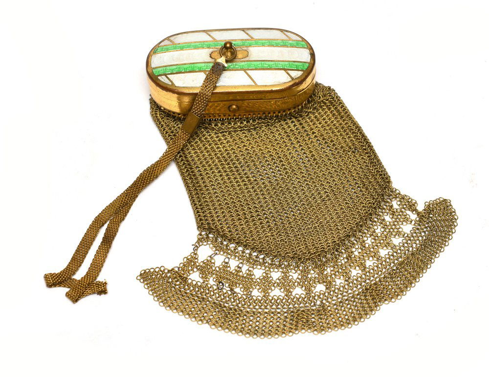 Miniborsetta a rete con frange come il manico, tutto (1 of 1)