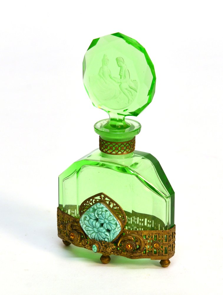 Manifattura cecoslovacca bottiglia portaprofumo in (1 of 1)