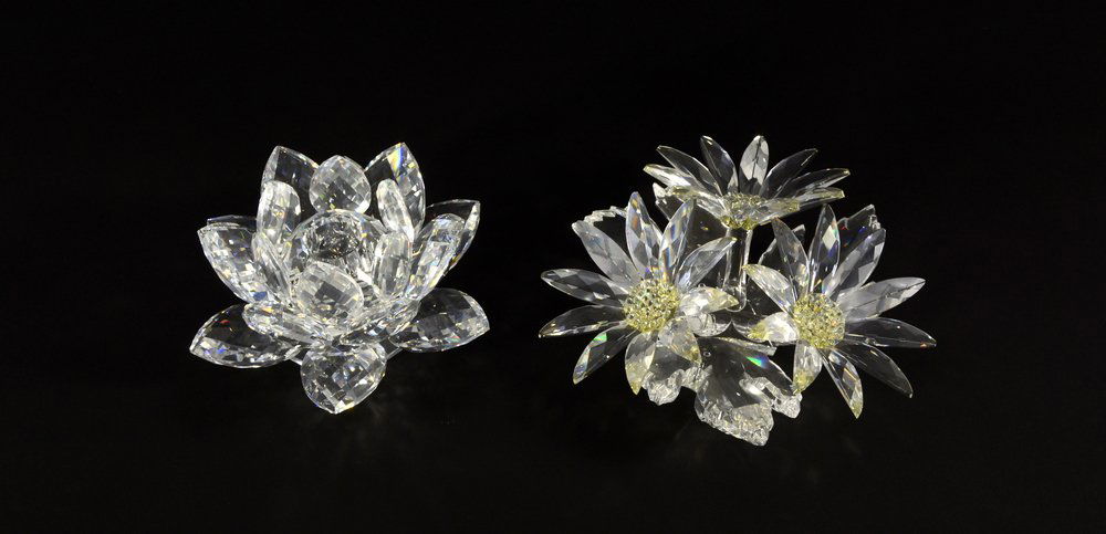 SWAROVSKI, lotto di due sculture in cristallo (1 of 1)