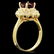 14K YELLOW GOLD 1.50CT TOURMALINE 2.10CT DIAMOND RING - 2