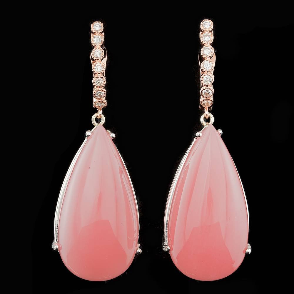 14K MULTI-TONE GOLD 58.00CT QUARTZ 0.40CT DIAMOND (1 of 4)