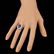 14K WHITE GOLD 4.00 CT TANZANITE 1.00CT DIAMOND RING - 4